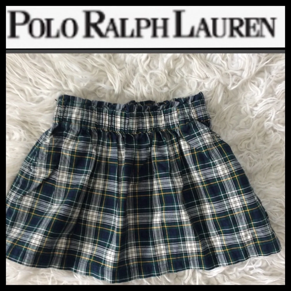 Polo Ralph Lauren Girl’s Tartan Plaid Oxford Skirt